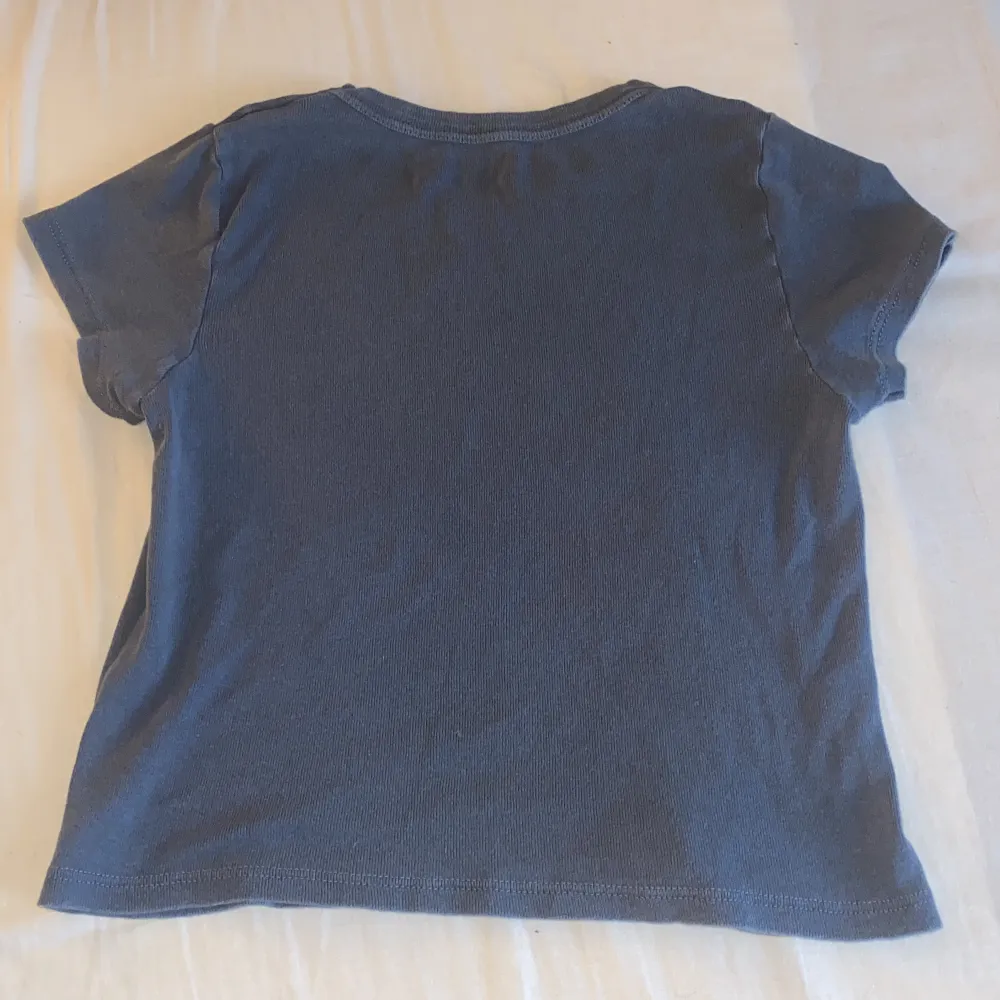 Enkel blå topp från Brandy Melville. Den är i onesize men skulle säga xs. Fint skick, inga defekter eller tecken på användning . T-shirts.