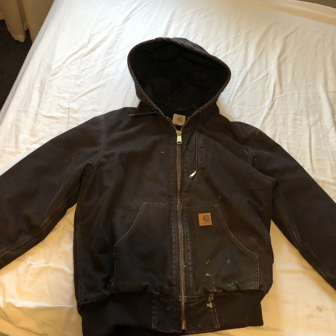 Brun carharrt Jacka. - 90