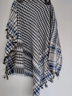 Palestinasjal blå och svart - Blå och svart Palestina-sjal