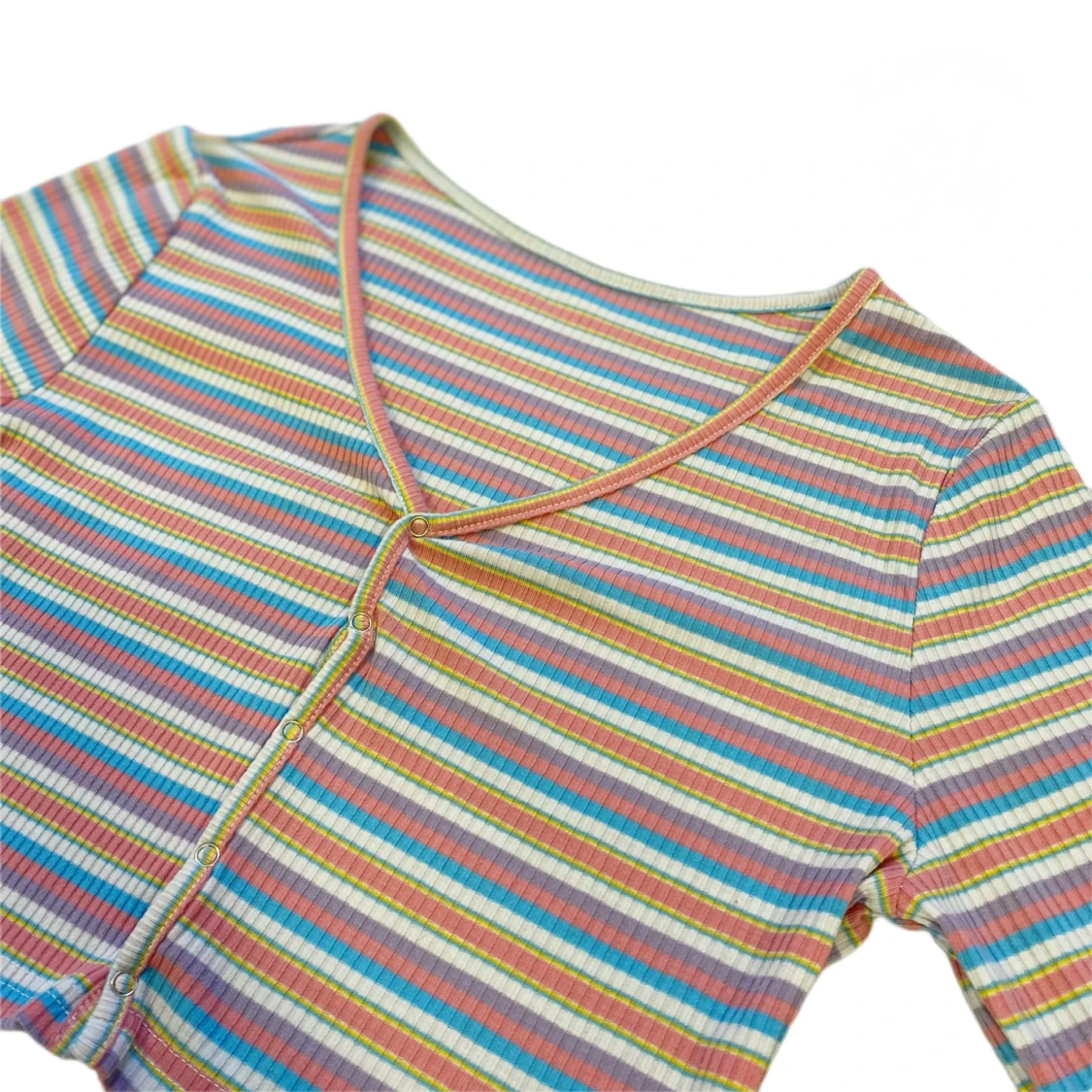 Randig Croptop  - 90