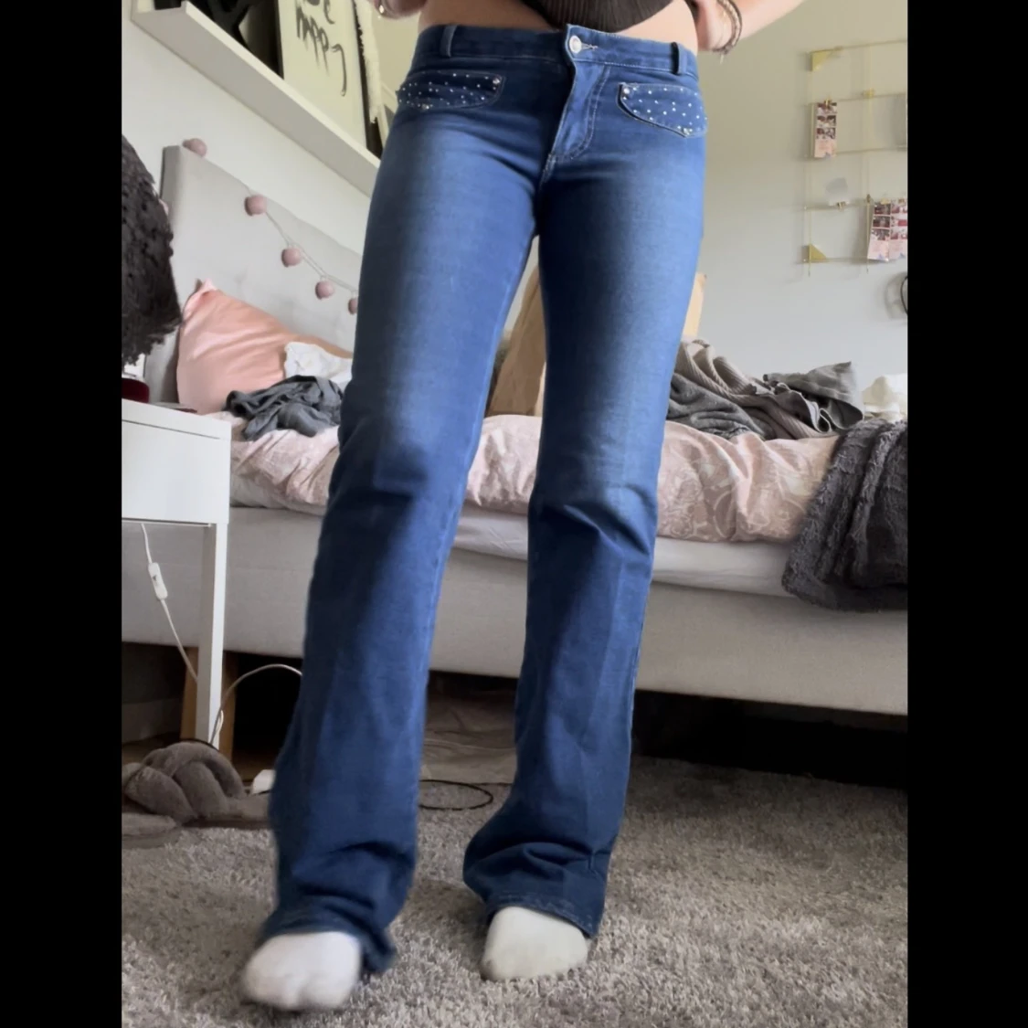 Lågmidjade jeans  - 91