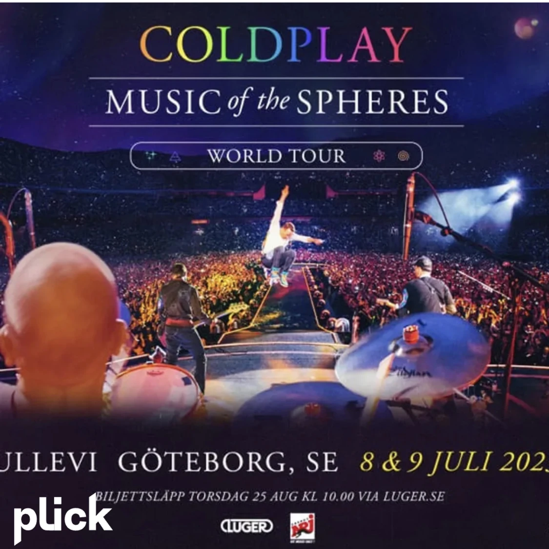 Coldplay 8 juli