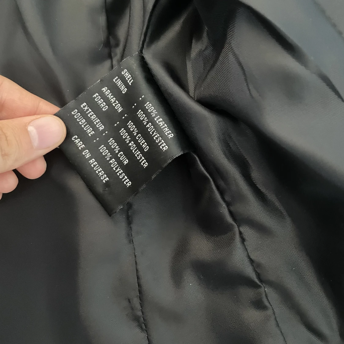 läderjacka blazer - 91