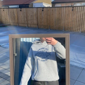 Grå hoodie - Ganska tunn i tyget, andvänd 2-3gg