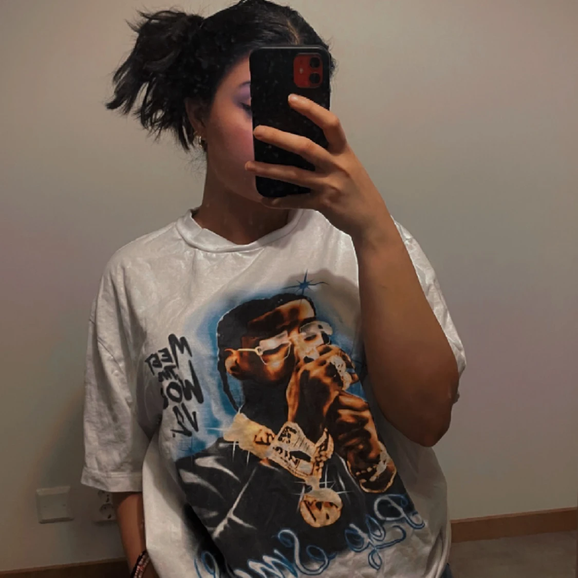 Oversized t shirt pop smoke 