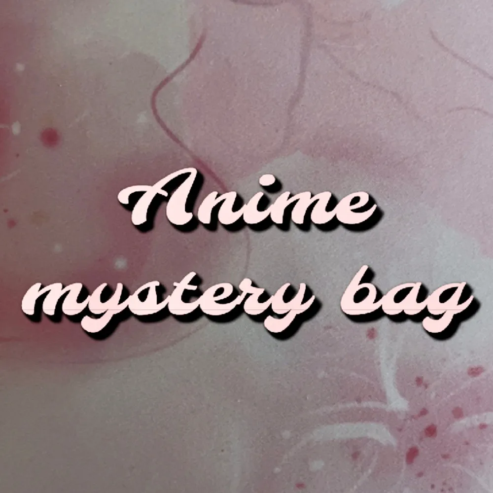 Anime mystery bag  Värde minst 800kr  Innehåller: 2 nya figurer i påse 2 nya nyckelringar  Skriv vid funderingar❣️. Övrigt.