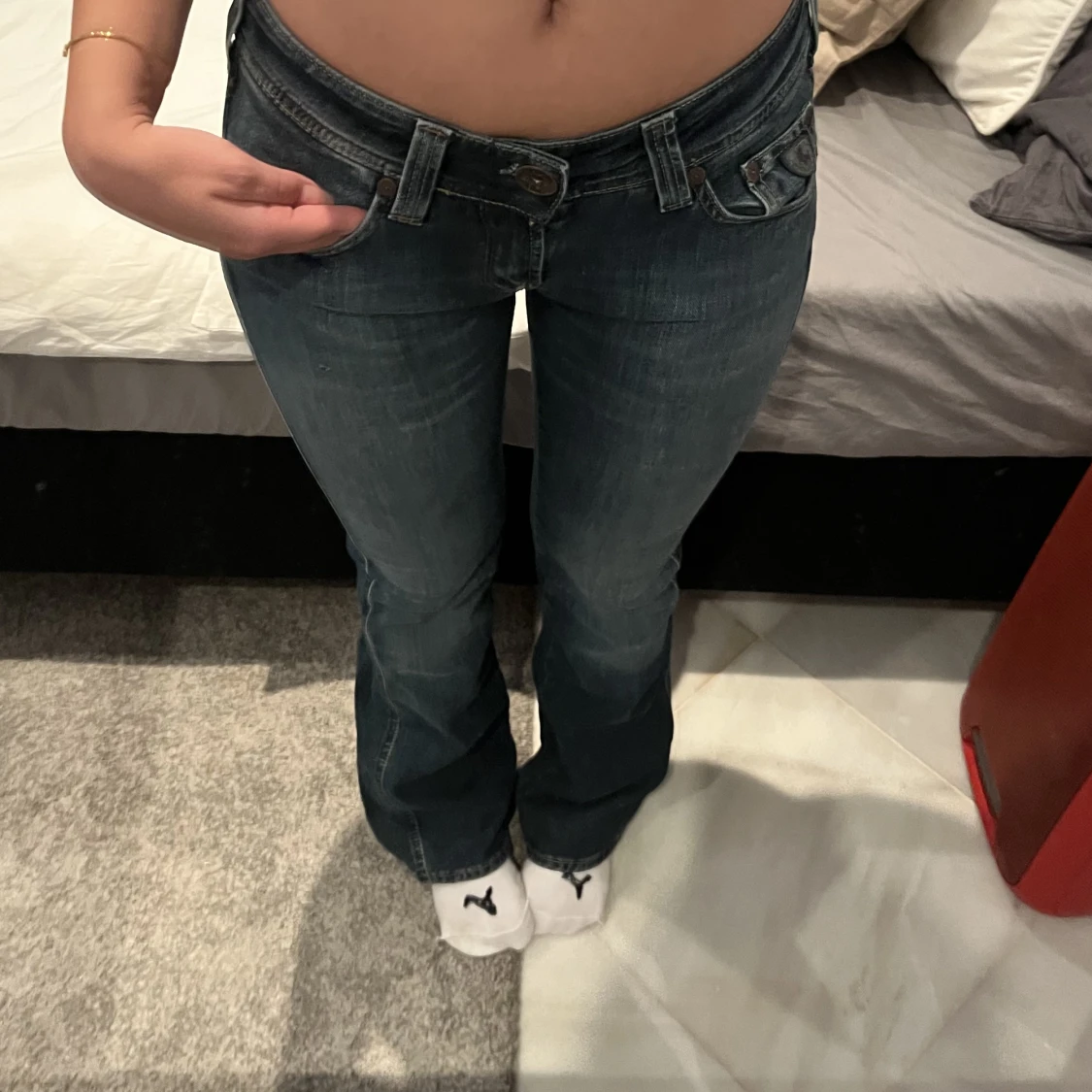 Lågmidjade jeans  - 91