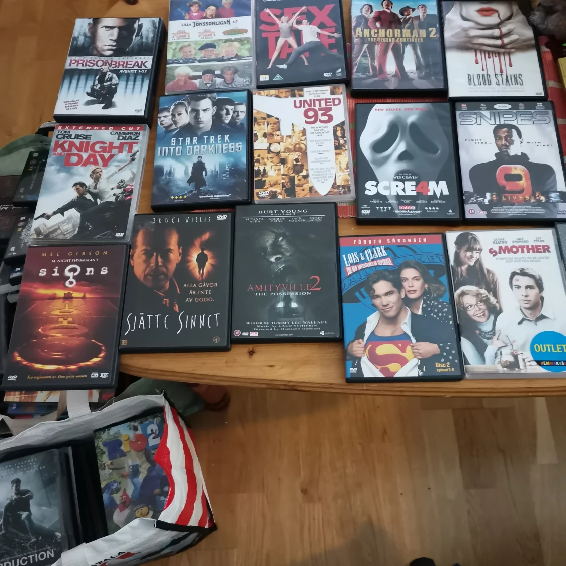 15 st blandade dvd filmer 20 kr st