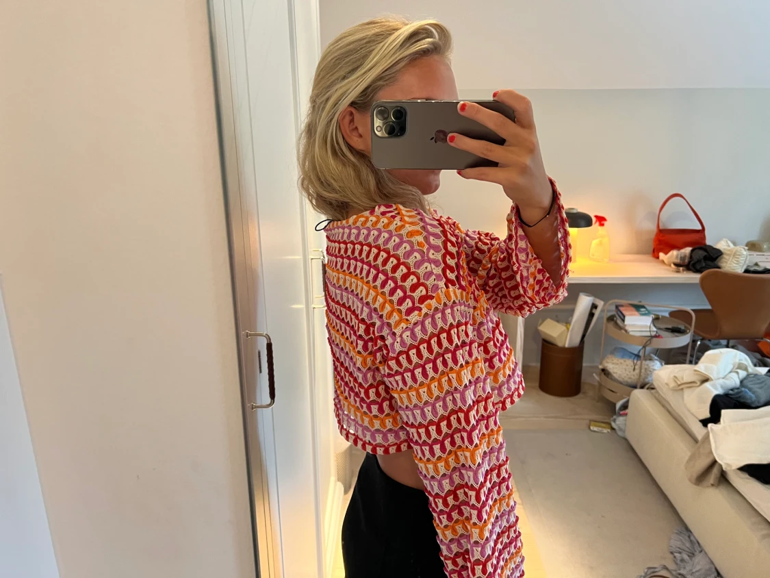 Croppad topp mönstrad  - 90