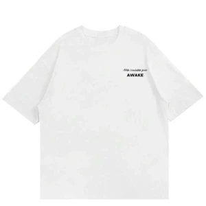 •AWAKE• Butterfly tee💙 - Color: White Style:Casual Pattern: Blue Butterflies and Text Neckline: Round Neck Sleeve Length: Short Sleeve Sleeve Type: Regular Sleeve Length: Regular Fit Type: Regular Fit Fabric Type: Slight Stretch Material: Fabric Comp: 95% Polyester 5% elastane