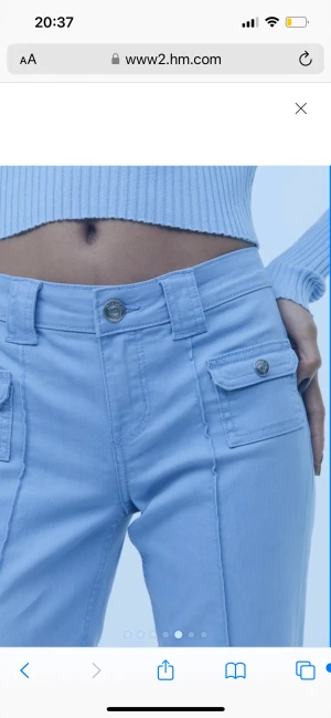 Hm byxof - Säljer dessa as snygga och eftertraktade slutsålda byxorna från hm!!❤️kom priv för fler bilder, om fler blir intressade = budgivning