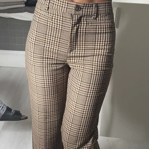 Kostymbyxor med mönster - Raka kostymbyxor med mönster
