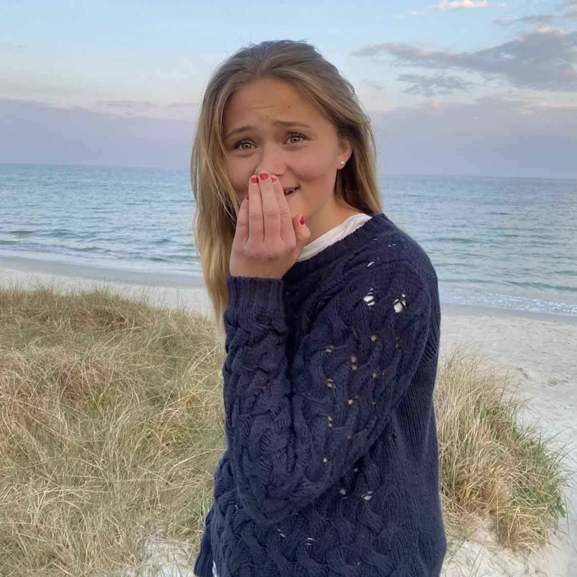 Stickad tröja  - 90