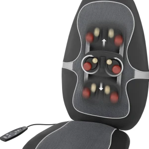 Medisana massage stol  - Medisana MC 815 Shiatsu massagesitsöverdrag med 4 roterande masshuvuden, 3 intensitetsnivåer, värmefunktion och vibrationsmassage.