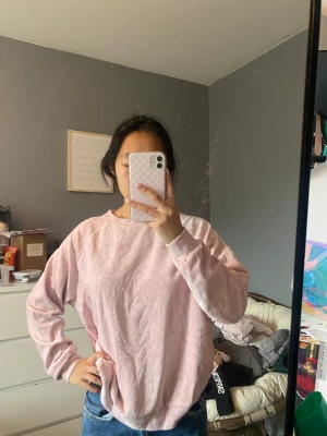 Rosa tröja - Rosa sammets tröja 