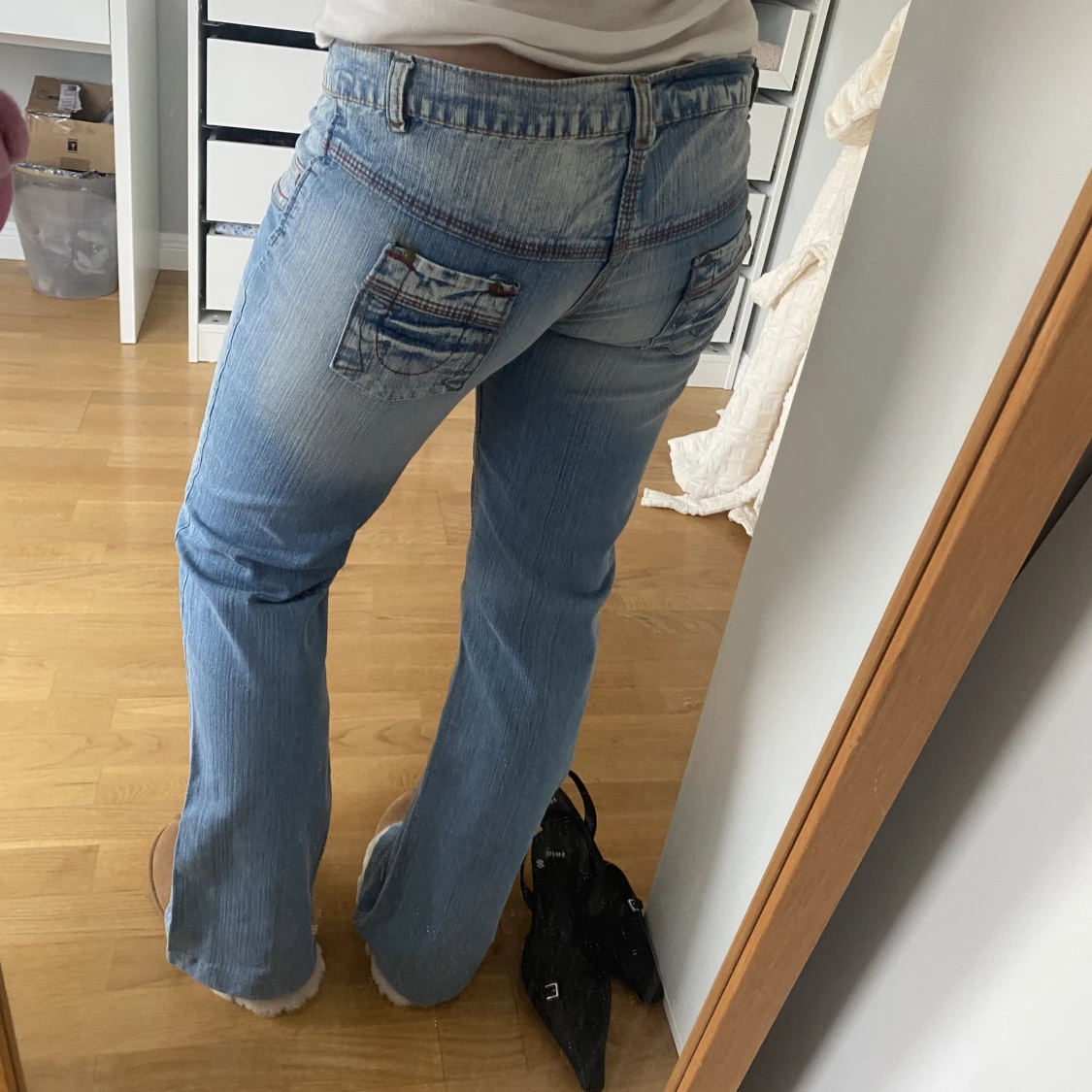 Lågmidjade jeans - 90