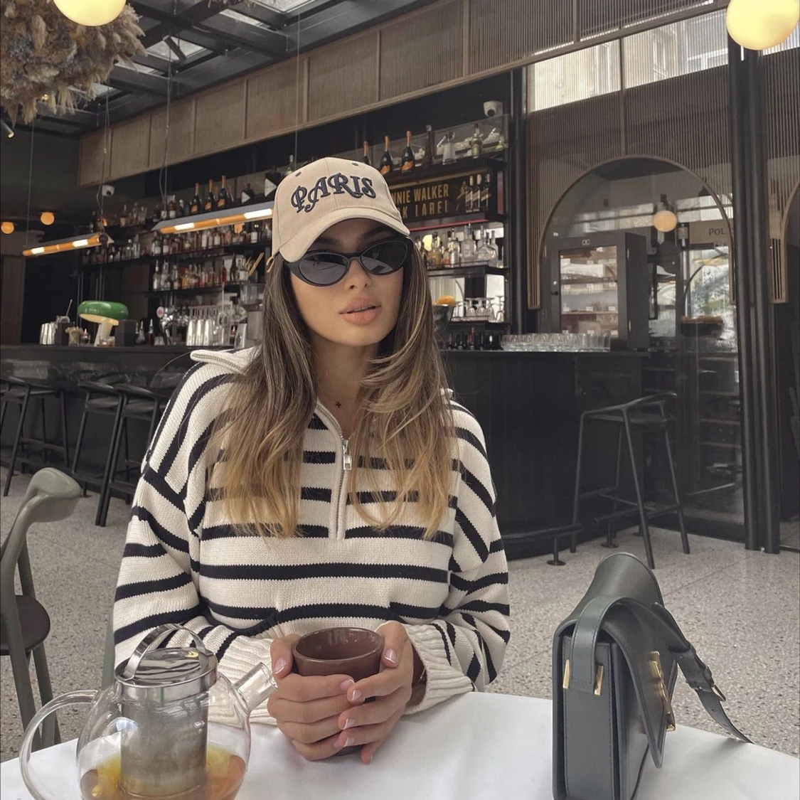 Stickad zara tröja - 90