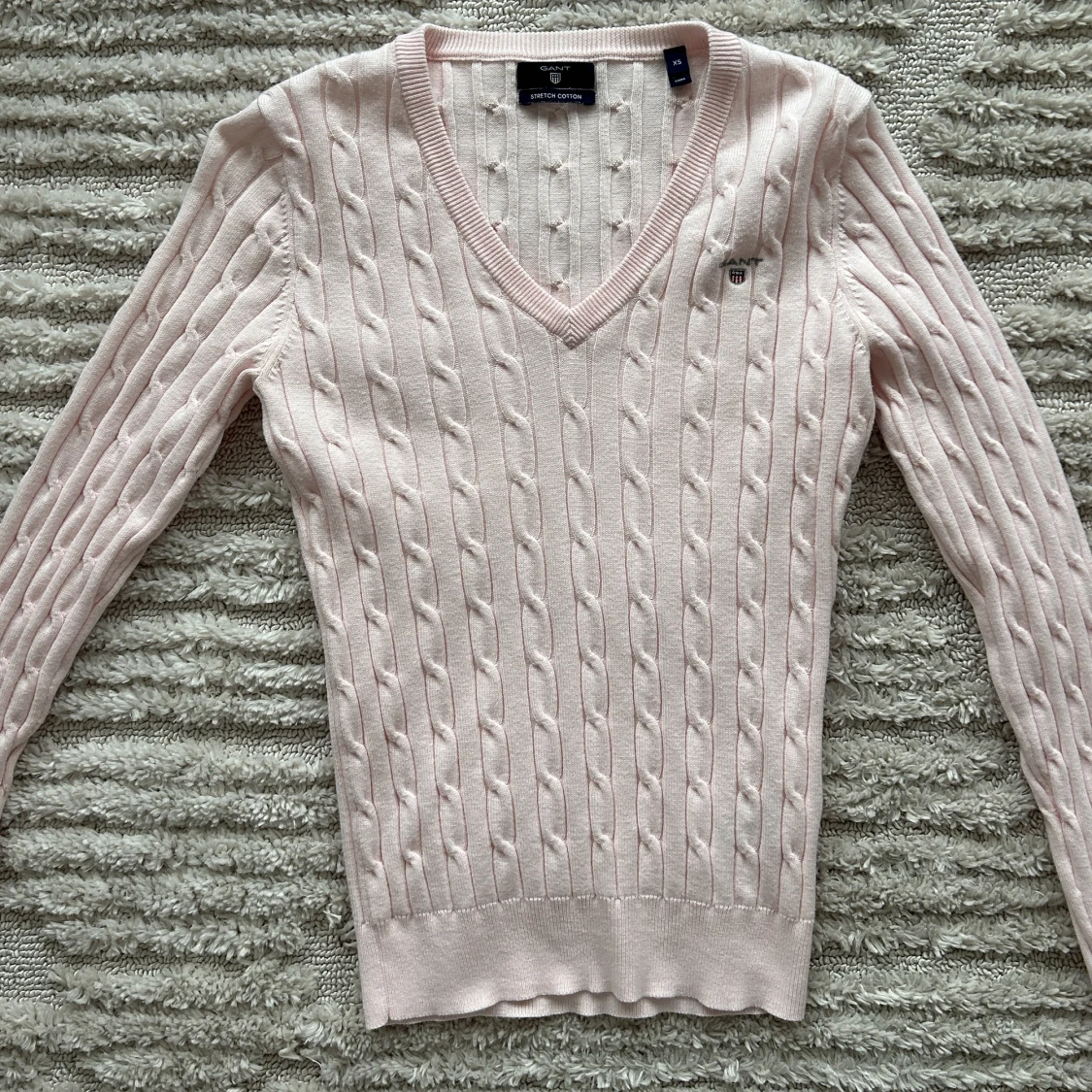 Kabelstickad Ganttröja