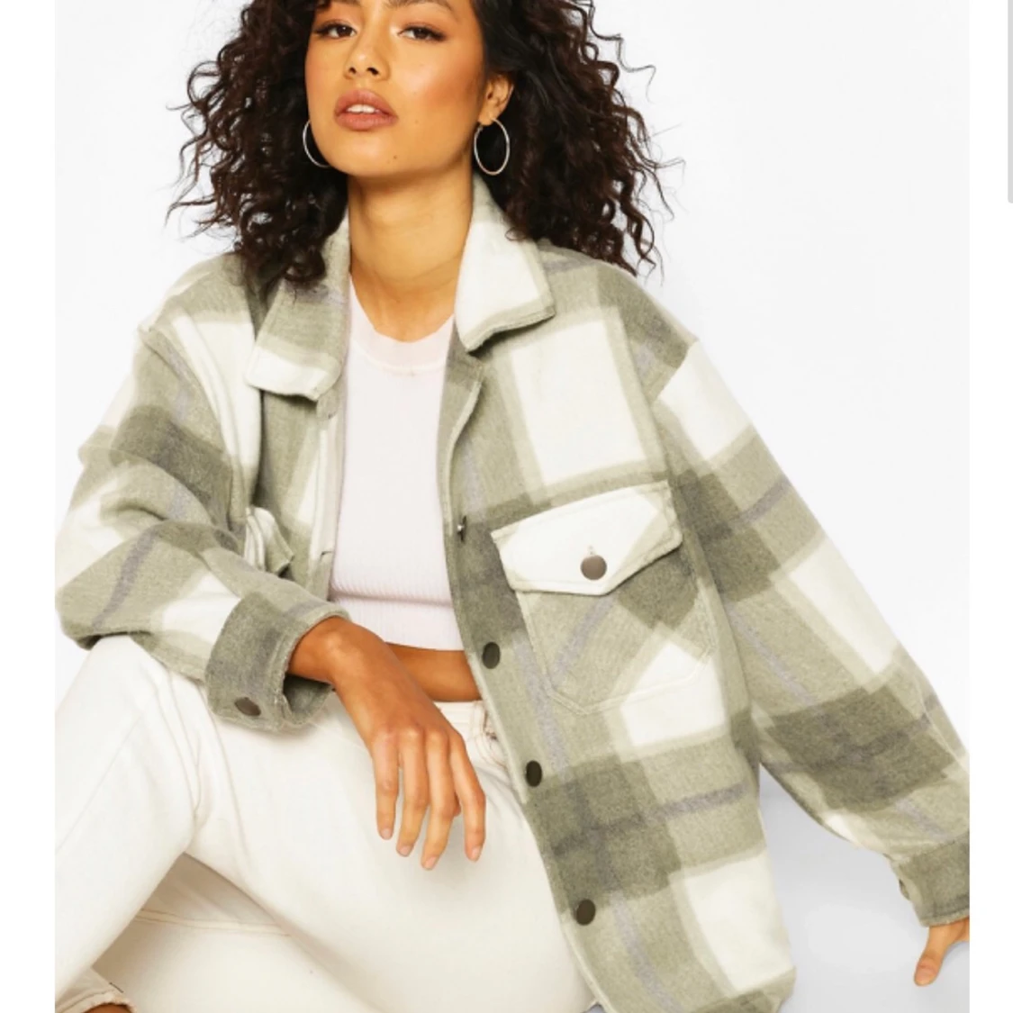 rutiga skjort-jacka  - 90