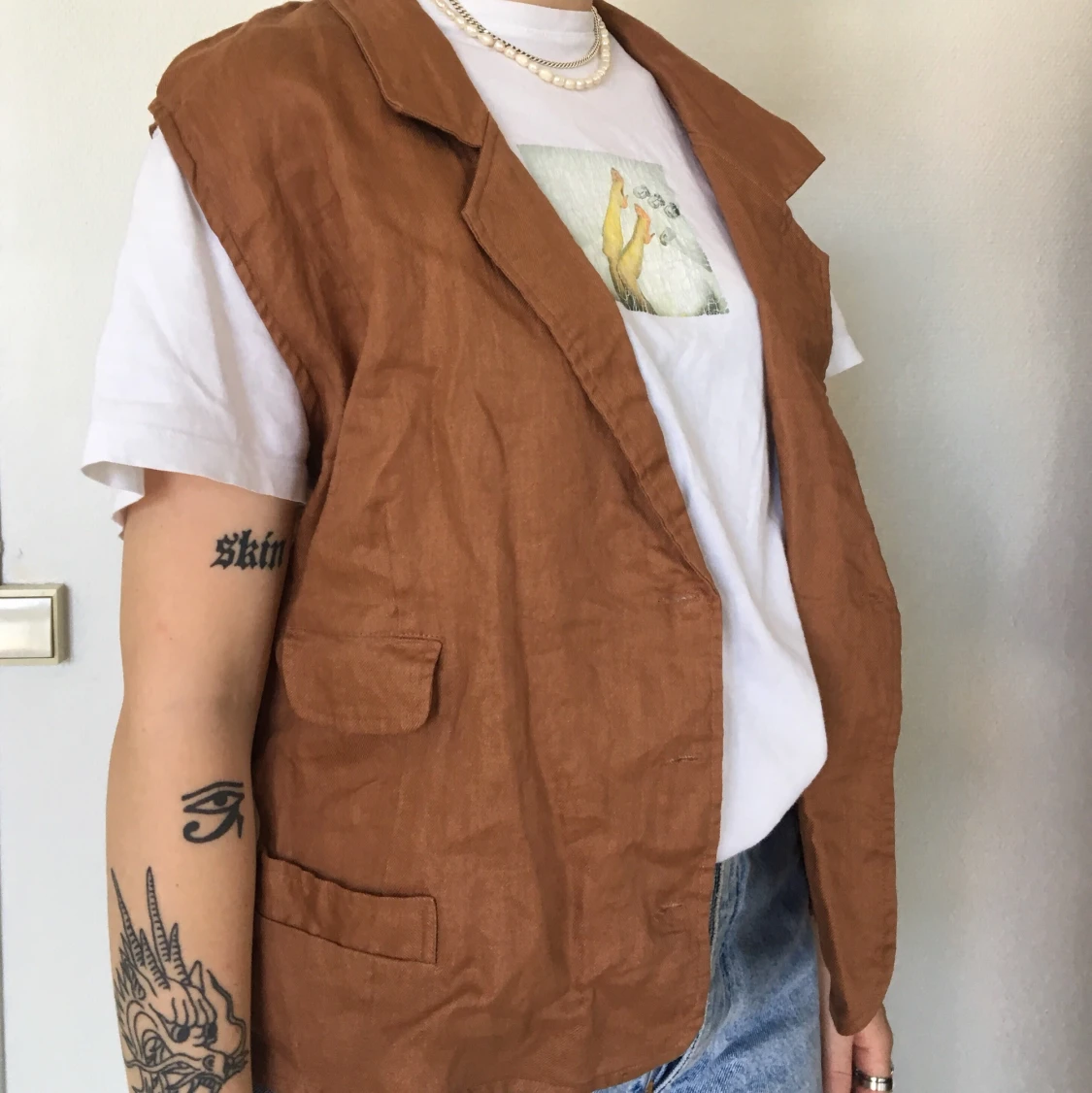 asball persikofärgad väst! - 90