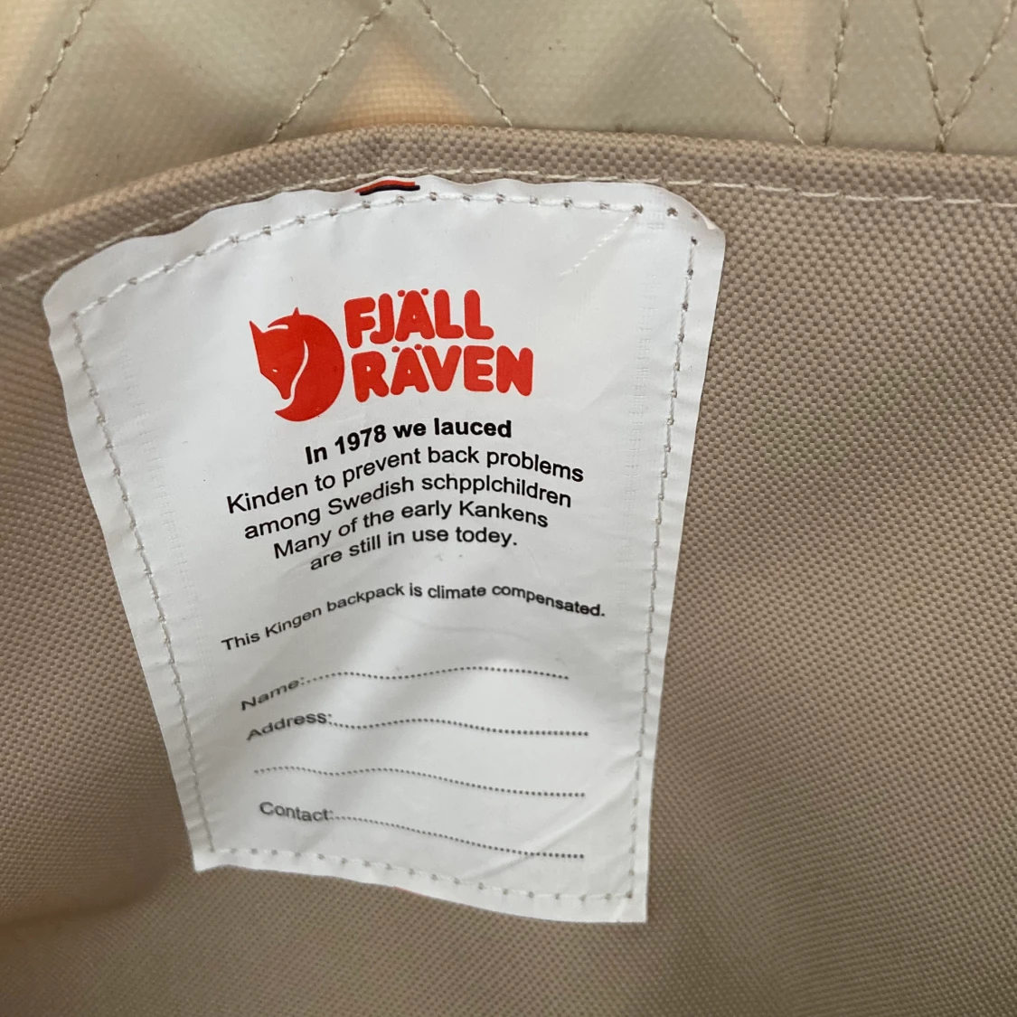 Fjällräven ryggsäck  - 91