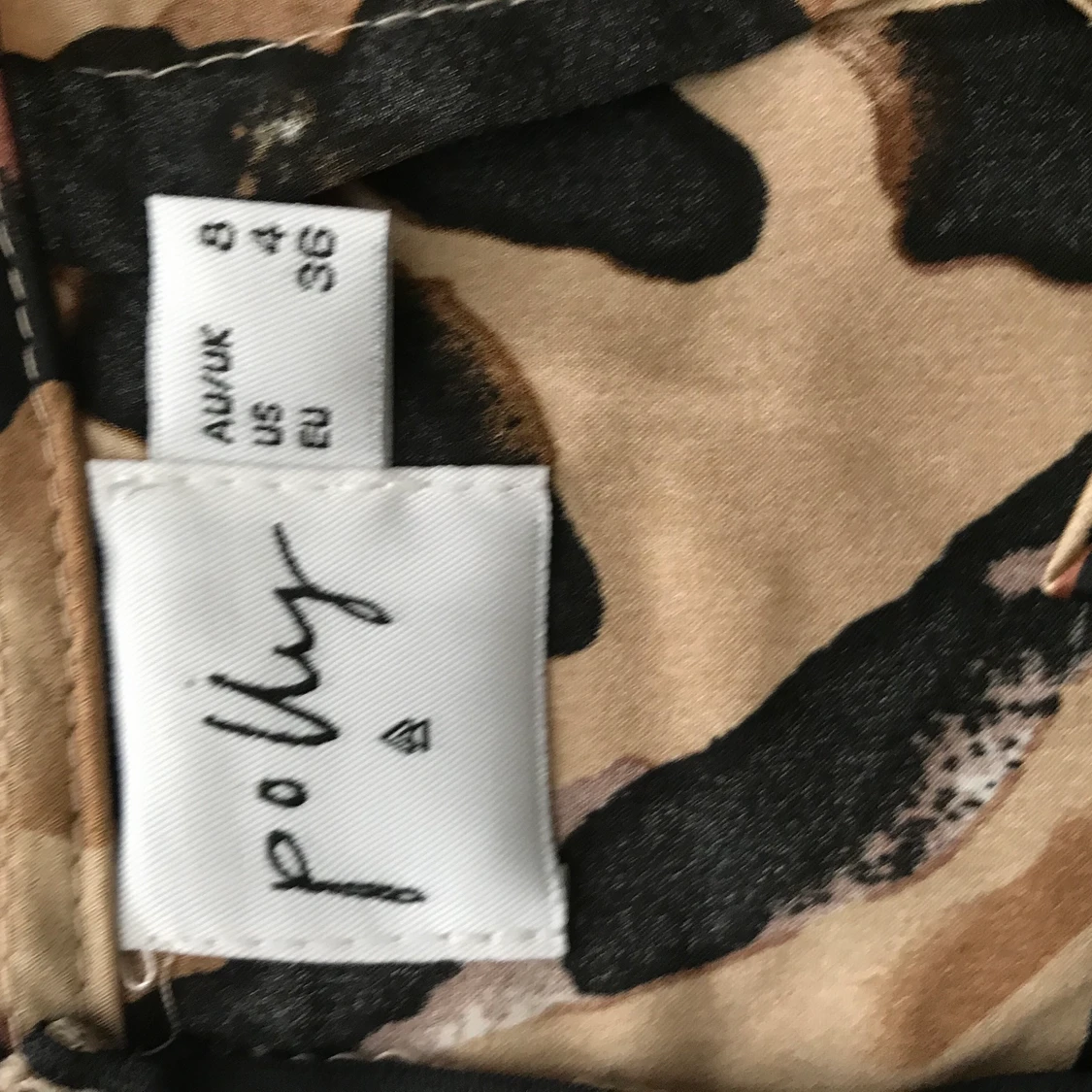 Leopardmönstrad knytkjol, small (S) - 90