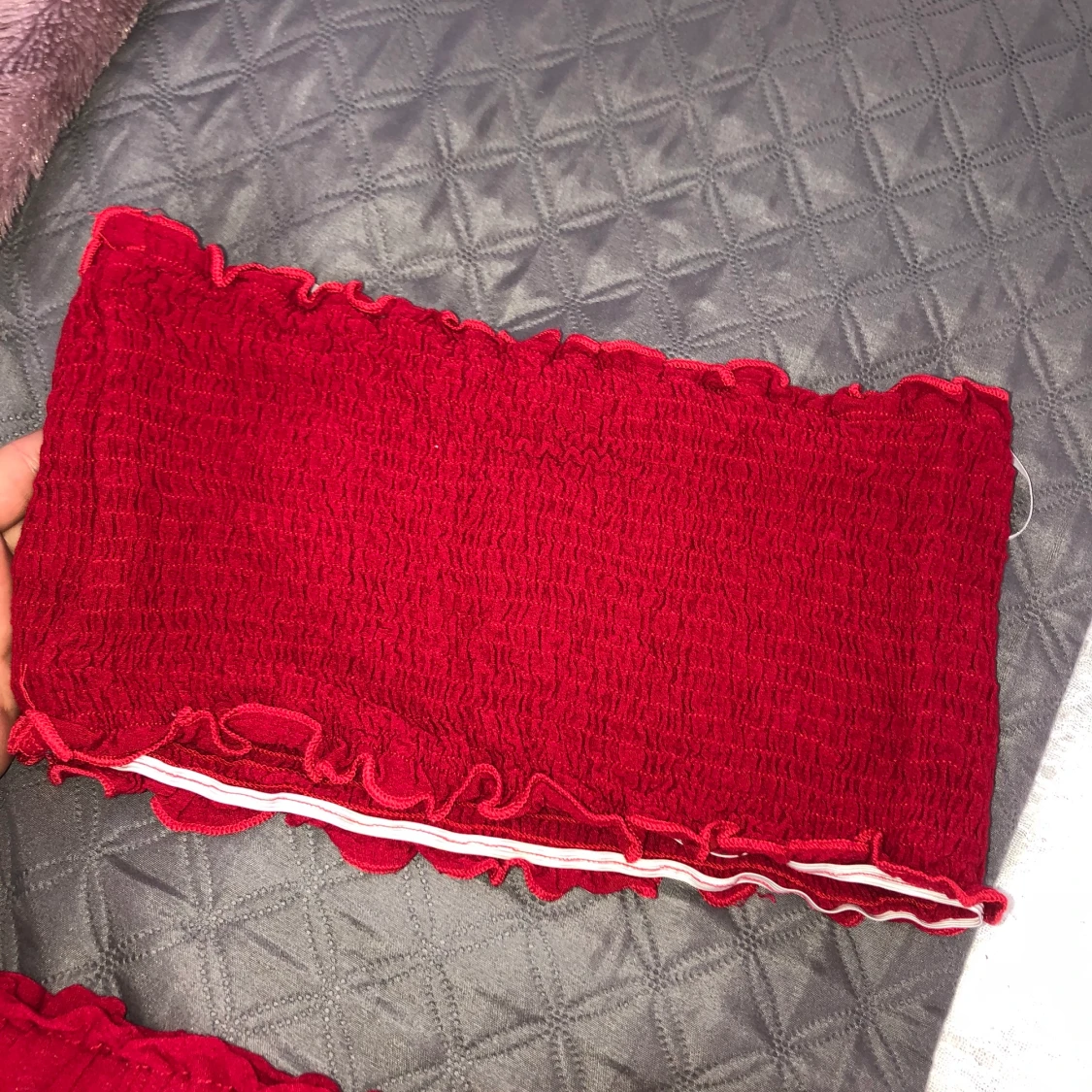 Jättefint set med kjol och topp - 90