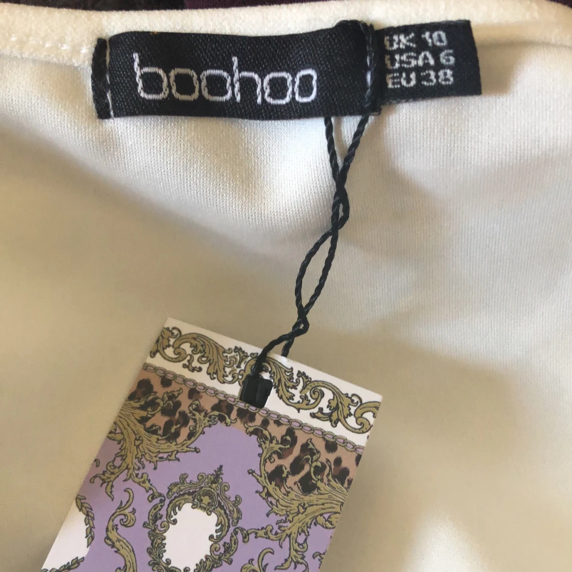 Vit crop top från boohoo - 91