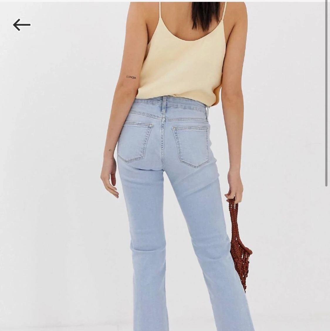 Ljusa jeans från mango