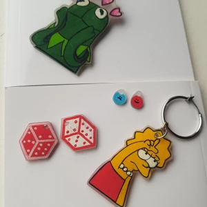 Berlocker - Säljer egengjorda berlocker i krympplast som du kan ha till t.ex örhängen, eller halsband. Skriv privat eller skicka bild på vad du vill ha och ungefär hur stor så disskuterar vi pris då :) Jag kan göra örhänge av det men blir plus 20kr då