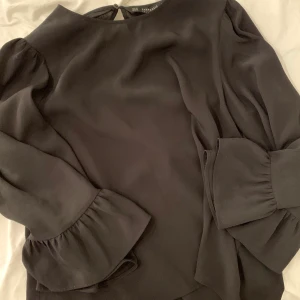 Blus - Blus med volangärmar, sparsamt använd.