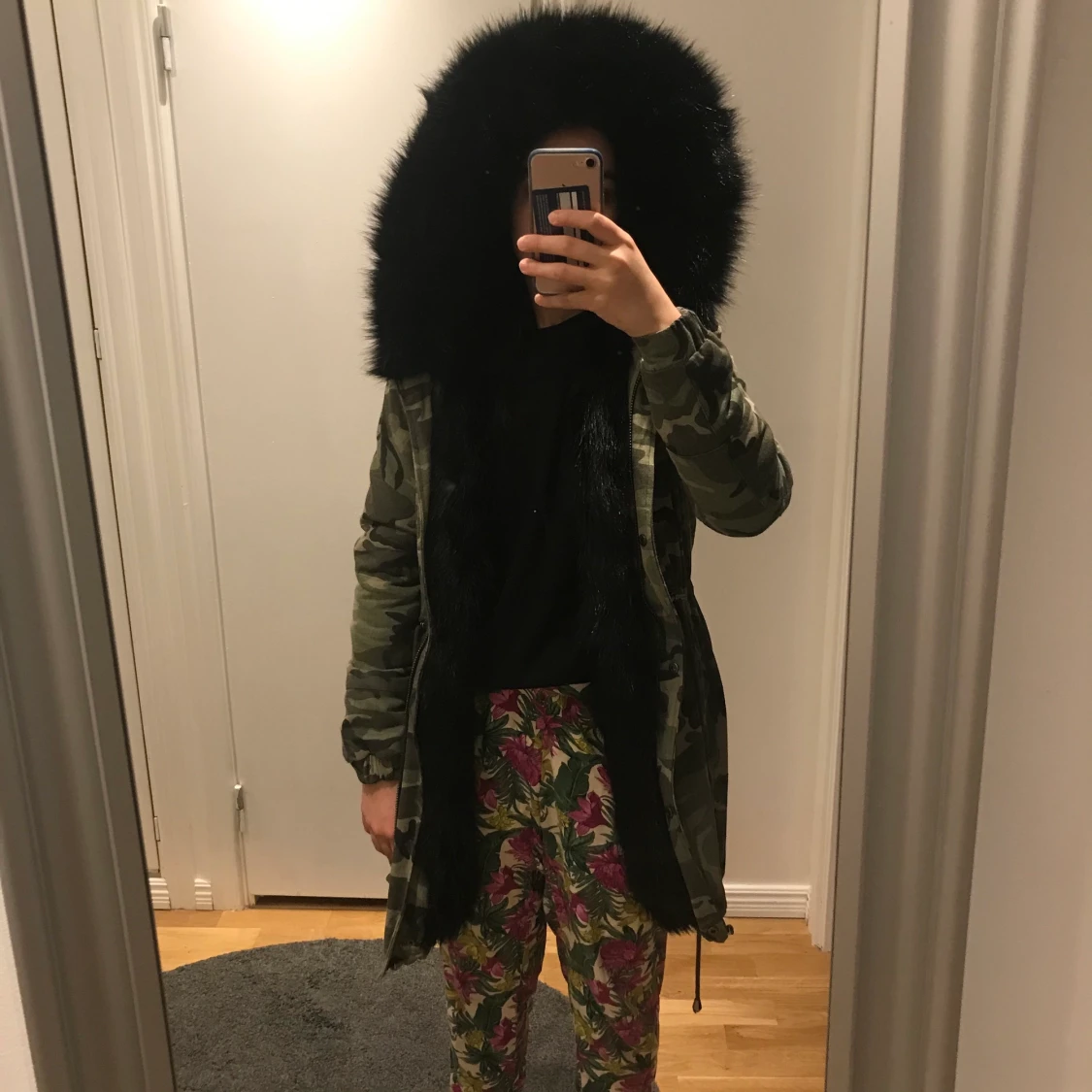 Kamouflage vinterjacka 