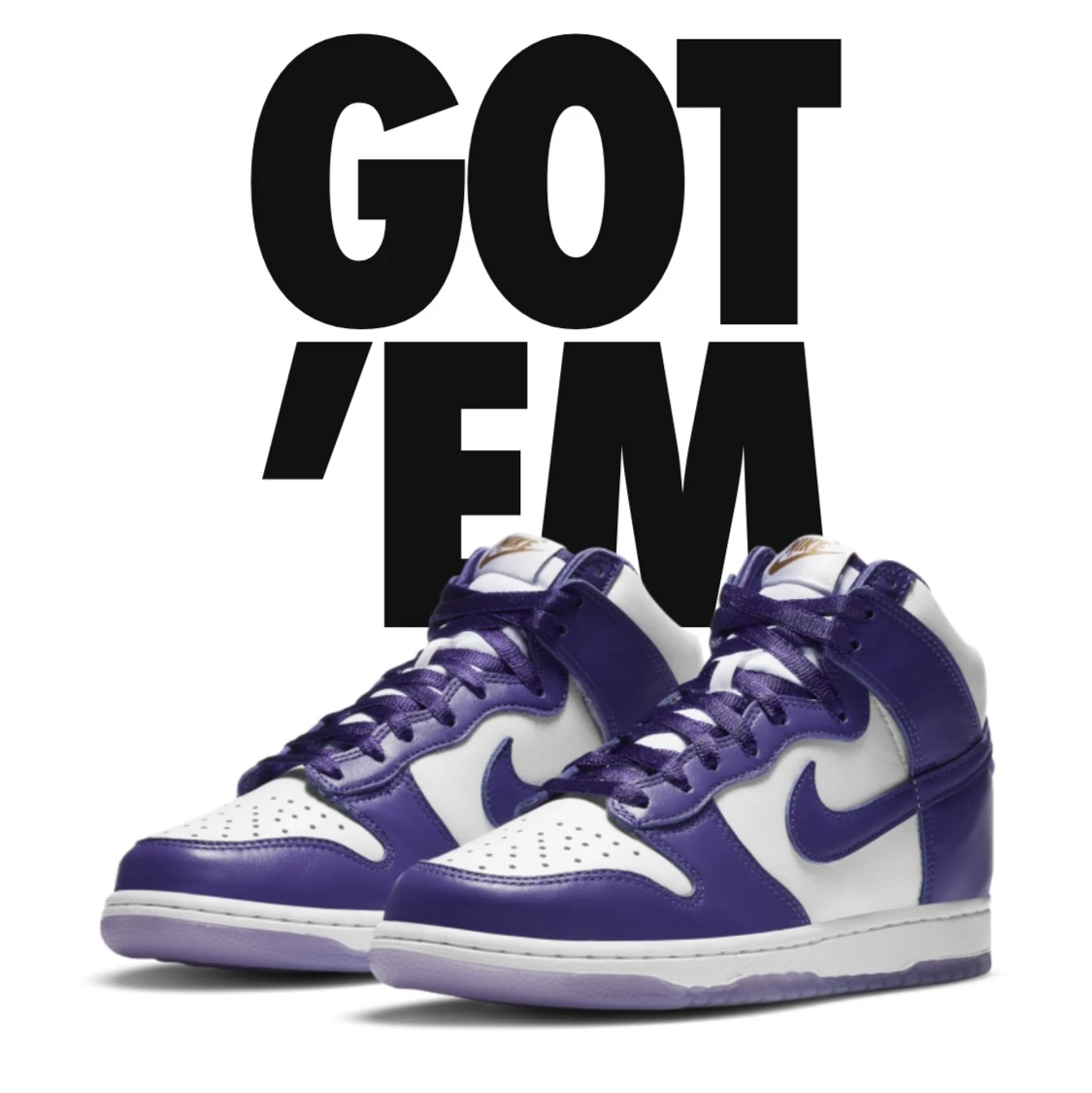 Nike dunk varsity purple