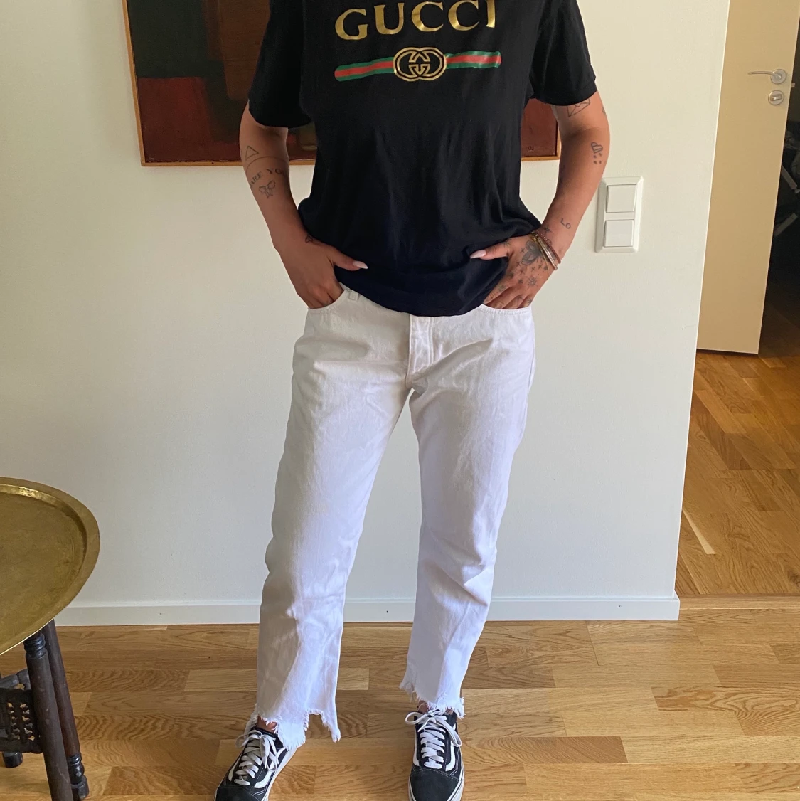 Vita populära jeans 💖