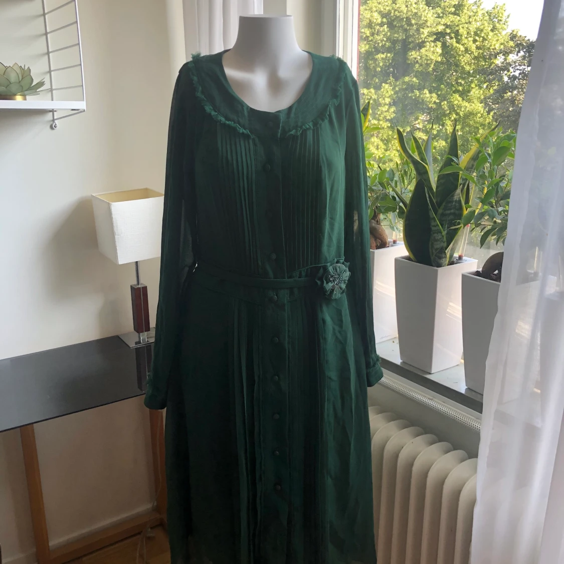 Grön plisserad klänning NOA NOA - 91