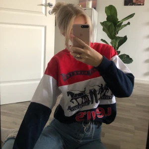Levis sweatshirt  - Säljer en sweatshirt från Levis då den inte kommer till användning längre. Den är i strl 14ÅR vilket motsvarar ungefär S! Betalning sker via swish och köparen står för frakt💖✨🥰