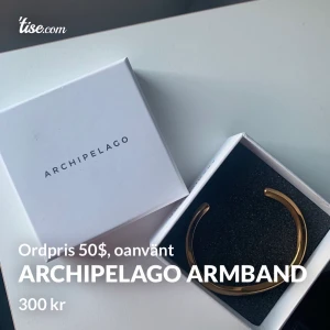Archipelago armband, helt oanvänt - Helt nytt och oanvänt armband från Archipelago, säljes eftersom jag fick det i present men då jag är en silvertjejer har det aldrig kommit till användning. Ordinariepris är 50$, mitt pris 300 kr. Frakt tillkommer och betalning sker via swish💓 Skicka ett m