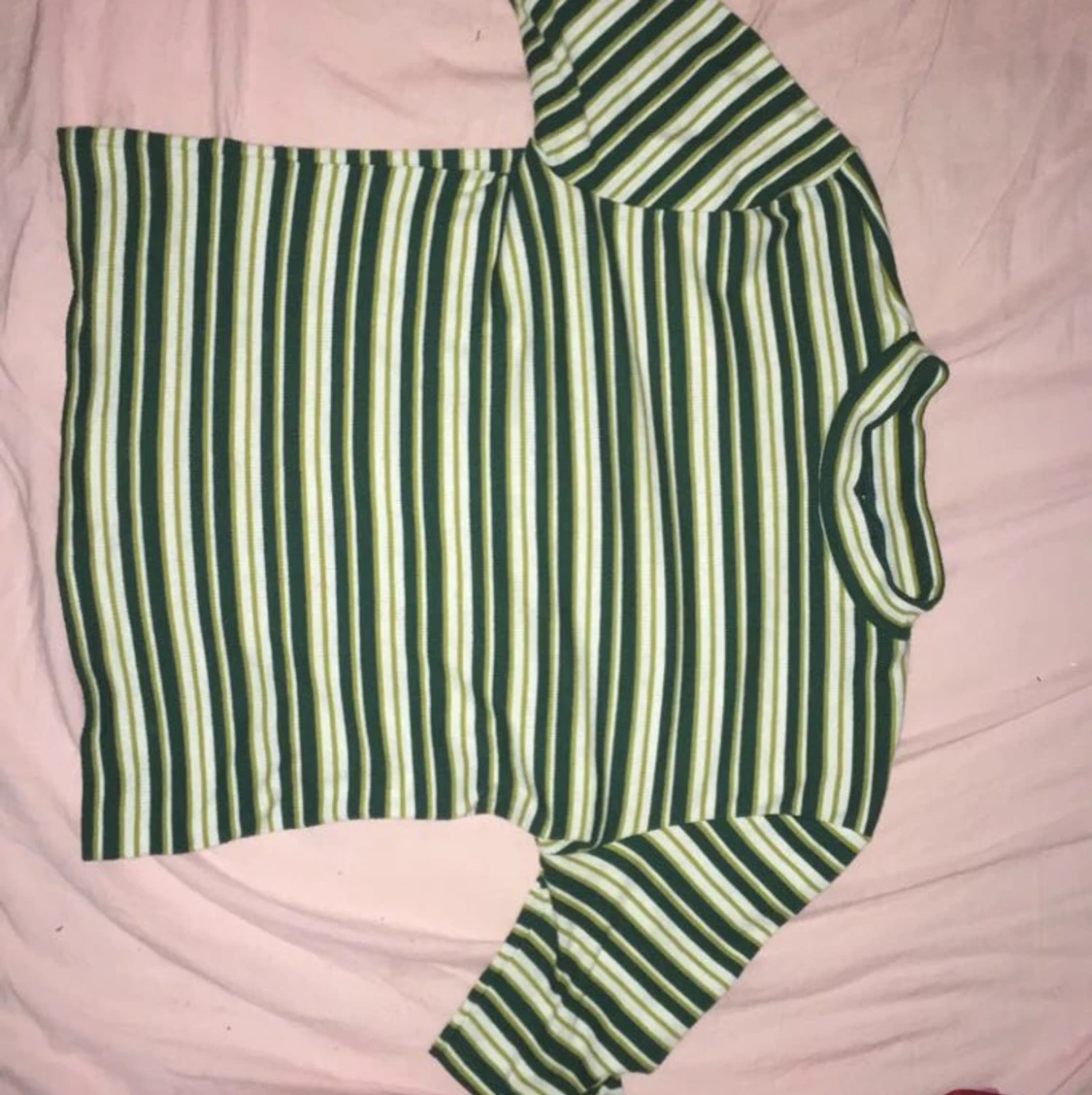 Grön randig tröja, storlek M - 91