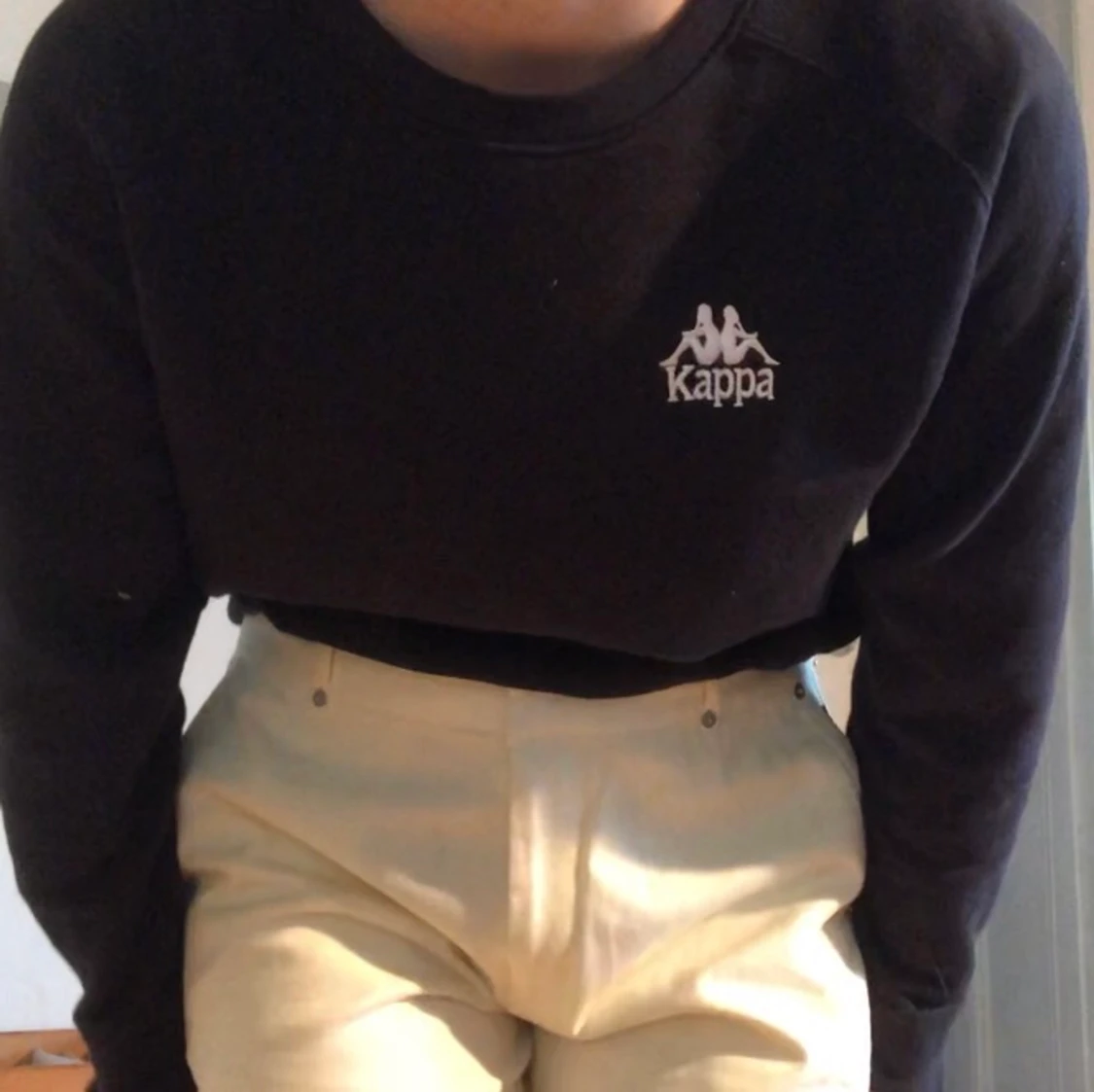 Kappa svart sweatshirt - 91