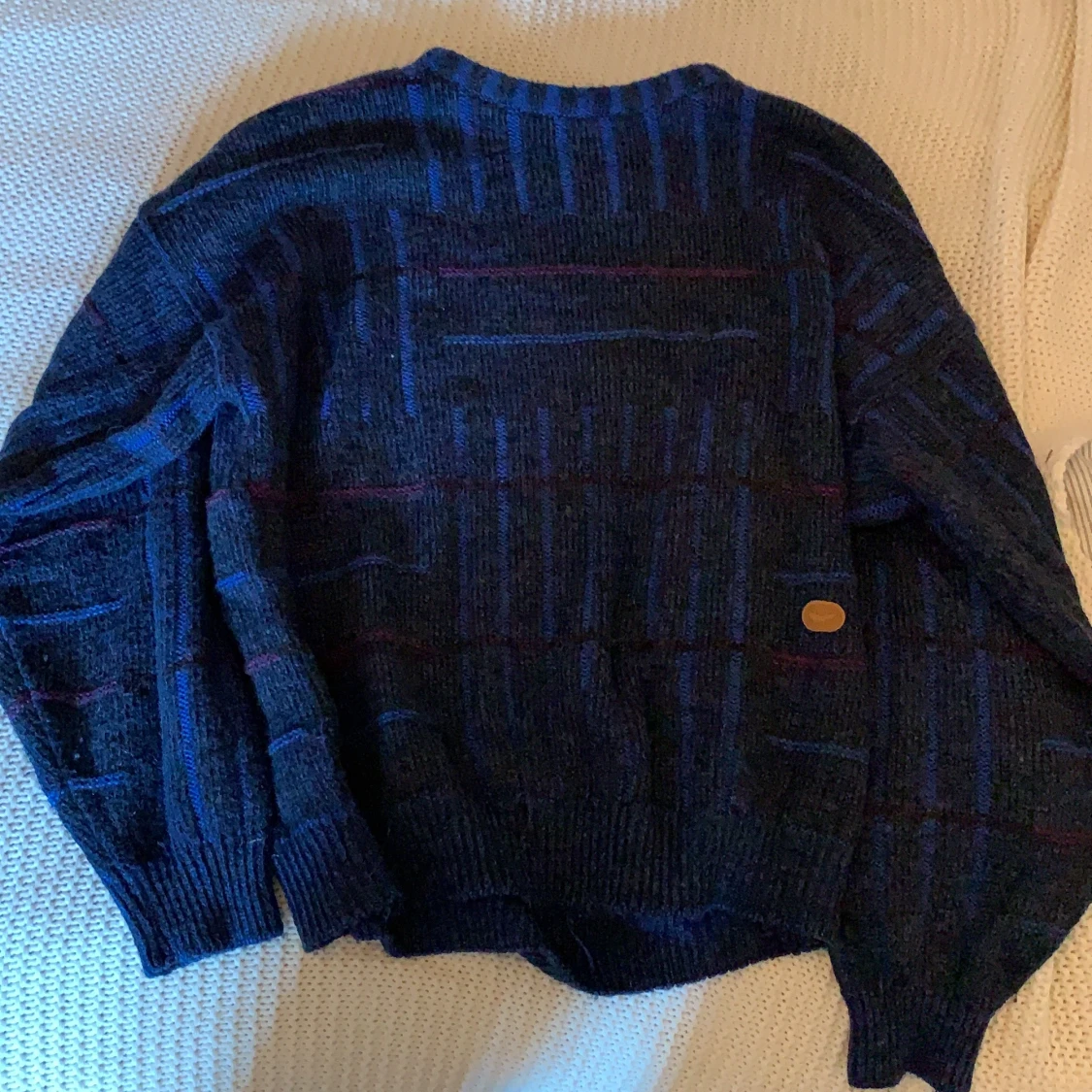 Tjock stickan tröja