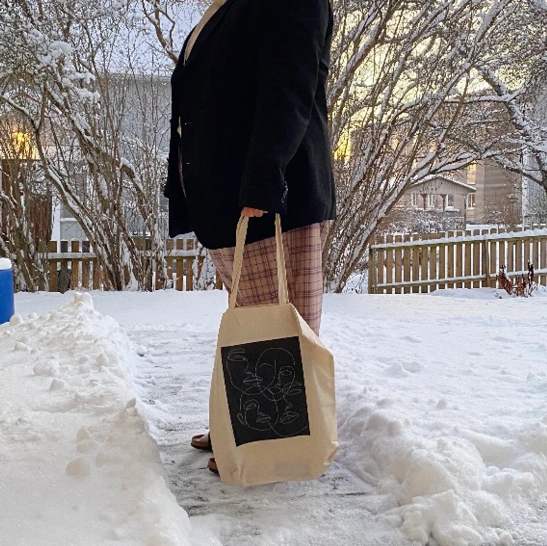 Tygkasse med valfritt tryck - 90