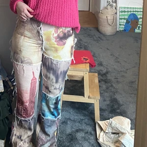 Patchwork jeans  - Empire State Building patchwork jeans from jaded London. Fully new only tried two times. Fits small (w29). Price negotiable if quick (original price 1000kr)