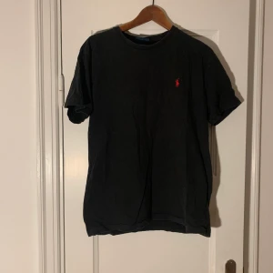 Polo by Ralph Lauren T-shirt  - Svart Ralph Lauren T-shirt med rött tryck. Jättebra passform och skönt material! Strl S herrstorlek, ganska oversize i fiten 