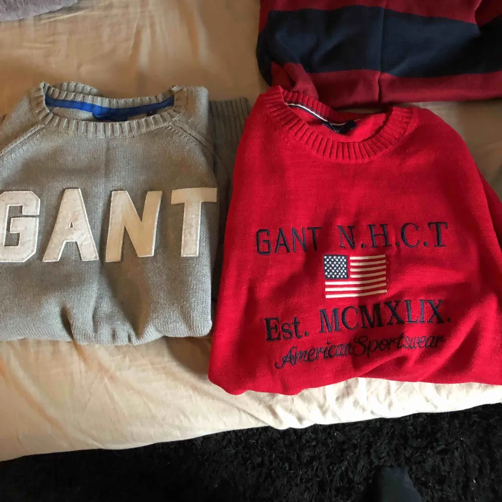 Gant tröjor storlek s inte använt på flera år, hör av dig om du är intresserad. Alla bud accepteras   . Stickat.