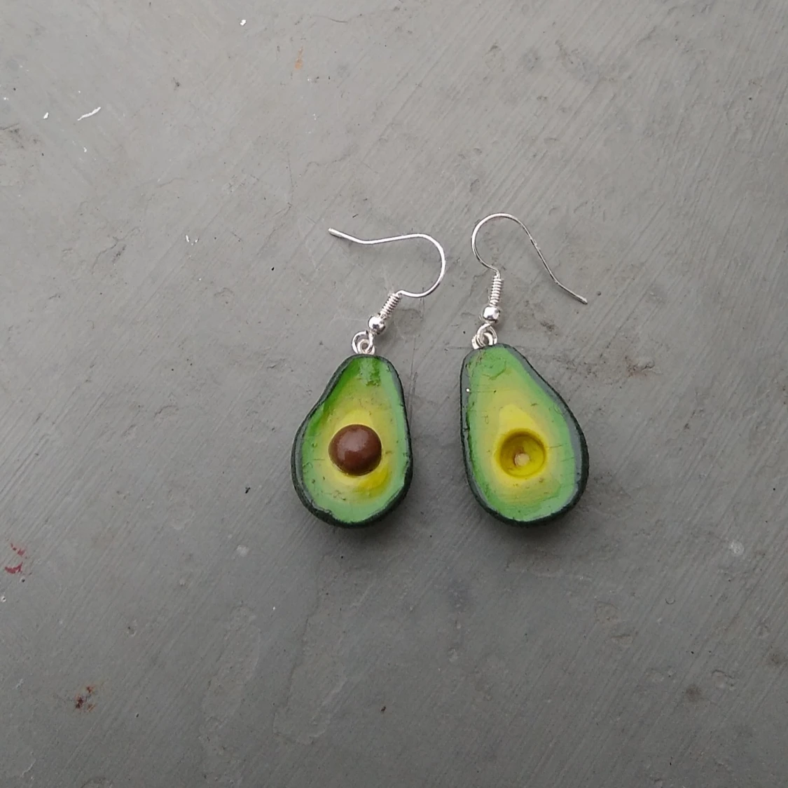Hemmagjorda Avokado örhängen - 90