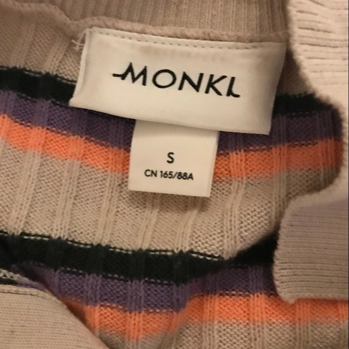 långärmad randig koft-tröja - 91