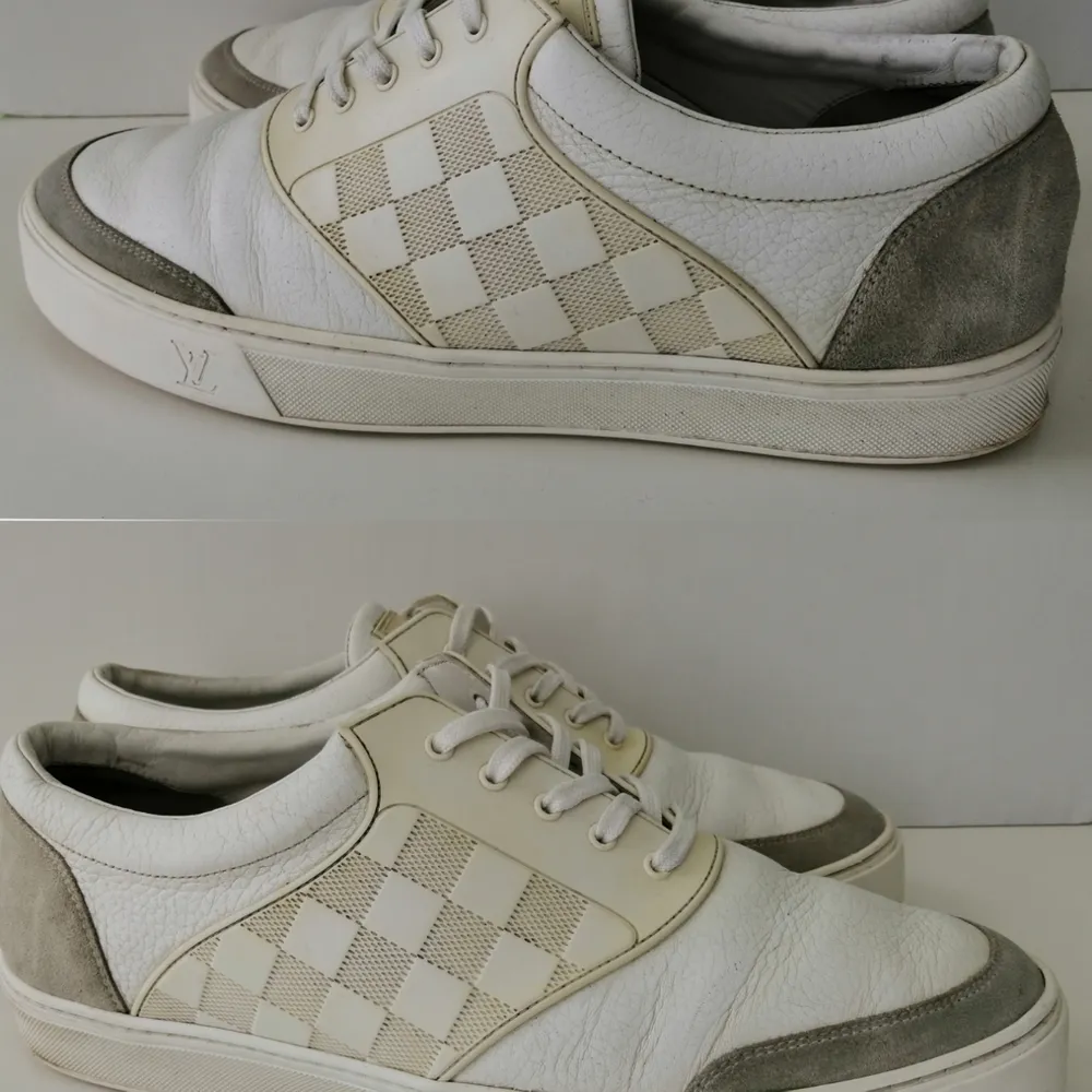 Louis Vuitton men shoes, very good condition, one defect( look the last pics), authentic, size UK9, insole 28.5cm, Leather, write me for more info. Skor.