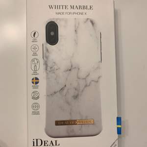Ett marmor skal från Ideal of Sweden till iPhone X. Aldrig använt på grund av felköp, 120kr