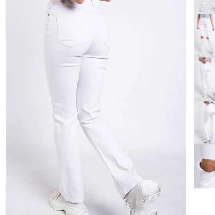 Lånade bilder!!                                                         intressekoll på mina vita jeans från Madlady!!Helt oanvända💞. Jeans & Byxor.