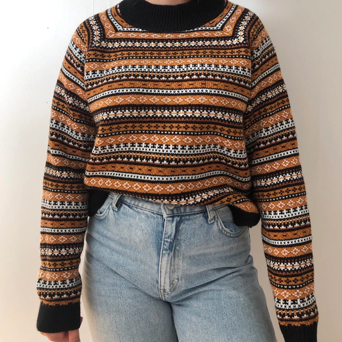 Stickad tröja